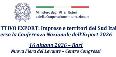 Obiettivo Export a Bari il 16 giugno 2026