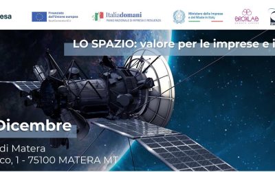 Roadshow PNRR MIMIT “Lo Spazio: valore per le imprese e il territorio | Matera, 9 e 10 dicembre 2025