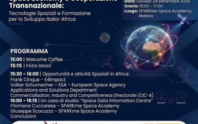 Il 24 settembre a Matera focus speciale sugli investimenti speciali in Africa