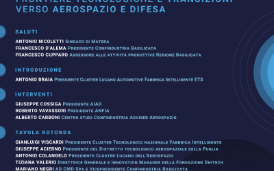 “Automotive, frontiere tecnologiche e transizioni verso aerospazio e difesa” il 16 ottobre a Matera